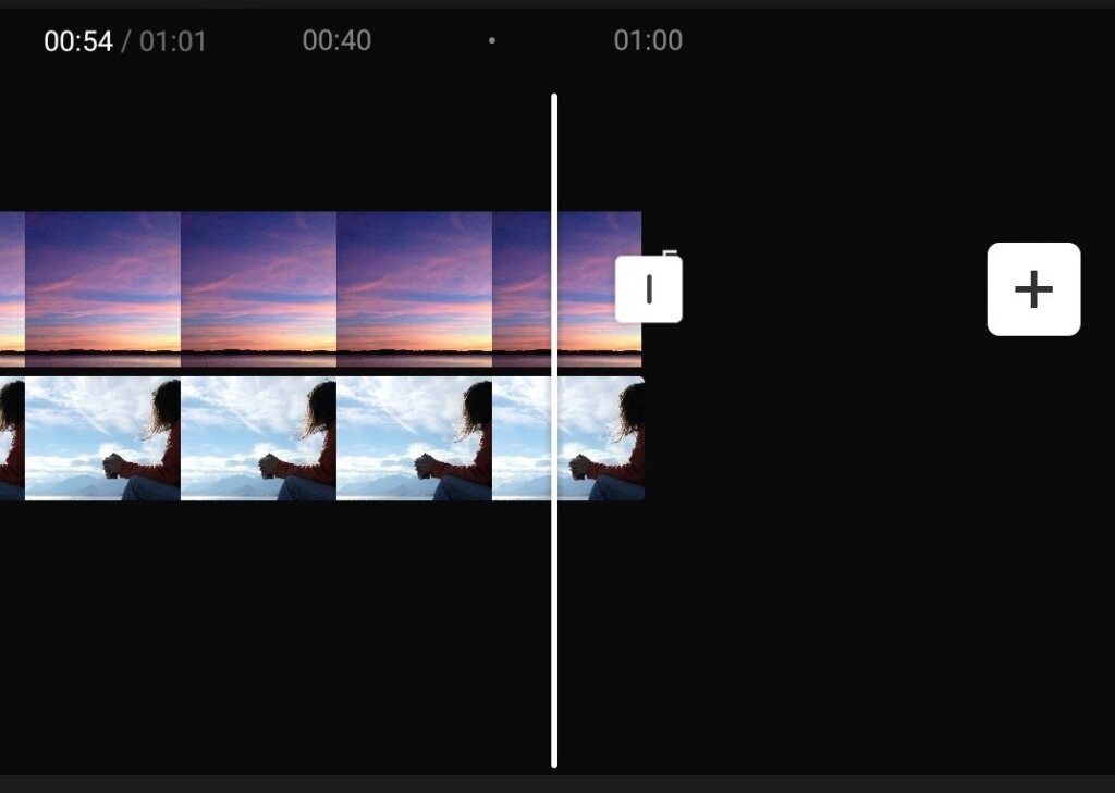 set the sky and video length same
